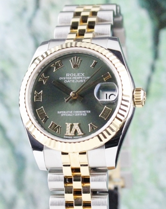 (image for) ROLEX MID SIZE TWO TONE OYSTER PERPETUAL DATEJUST / 178273